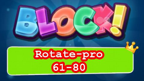 BLOCK! Rotate-pro Level 61-80 (Special Platinum) - Lösung Solution Walkthrough