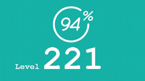 94 Prozent (94%) - Level 221 - Nachspeise mit Obst - Lösung