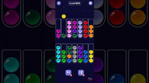 Ball Sort Puzzle – Level 941–950 gelöst