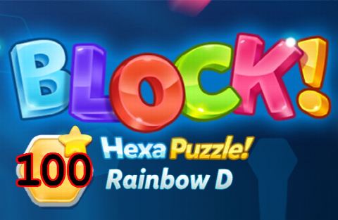 BLOCK! Hexa Puzzle! Rainbow D Level 100 (Premium) - Lösung Solution Walkthrough